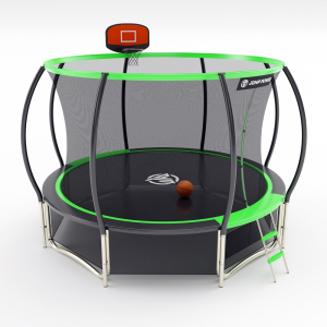 Батут Jump Power 12 ft Pro Inside Basket Green
