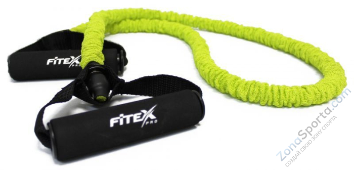 Эспандер трубчатый в рукаве средний Fitex FTX-1317M