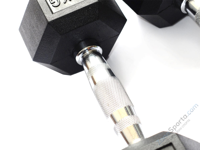 Гантель 27,5 кг гексагональная Original FitTools FT-HEX-27,5