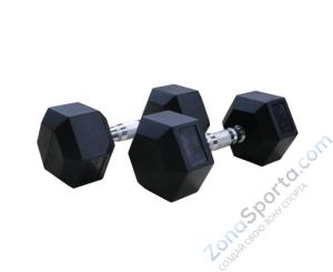 Гантели гексагональные 2 шт. по 12.5 кг DFC DB001-12.5