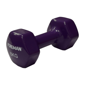 Виниловые гантели для аэробики 6 кг, пара Foreman IVD-KG